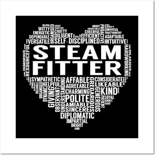 Steam Fitter Heart Posters and Art